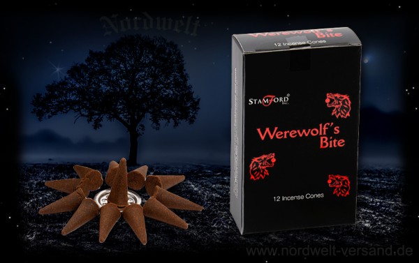 Werwolf-Biss Räucherkerze Räucherkegel Räucherhüte Stamford Werewolf bite