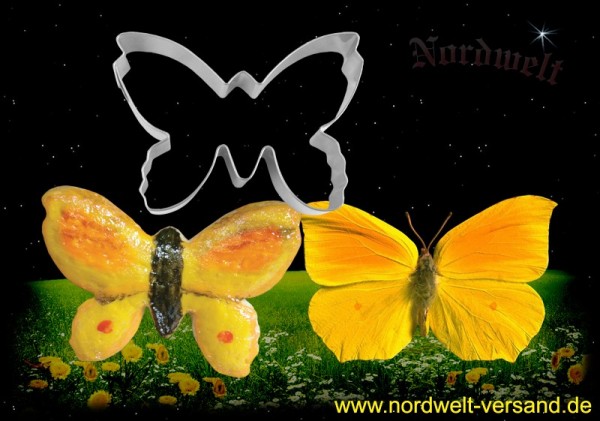 Ausstecher Schmetterling Werdandi Teigform Ausstechform Ostara Frühlingsfest Norne Verdandi