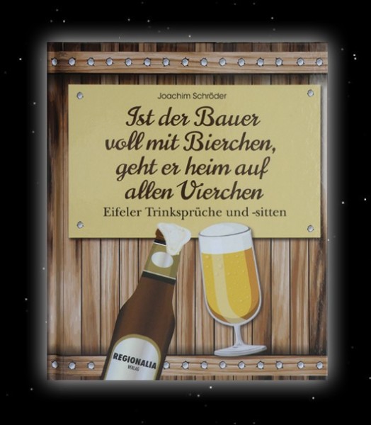 Buch Ist der Bauer voll mit Bierchen, geht er heim auf allen Vierchen Joachim Schröder
