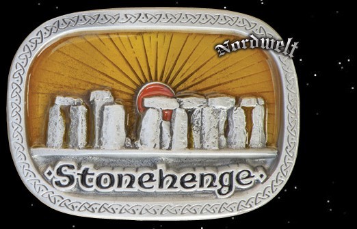 Buckles Stonehenge im Sonnenaufgang Gürtelschnalle 