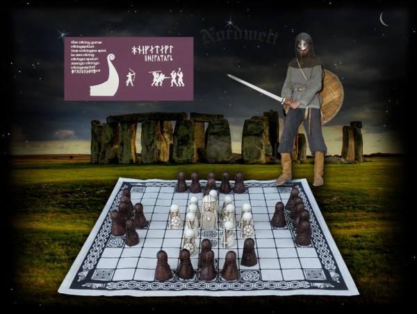 Hnefatafl ist ein anspruchsvolles Wikingerspiel Brett- Strategiespiel Wikinger Schachspiel Tafl- Spiele Frühmittelalter 