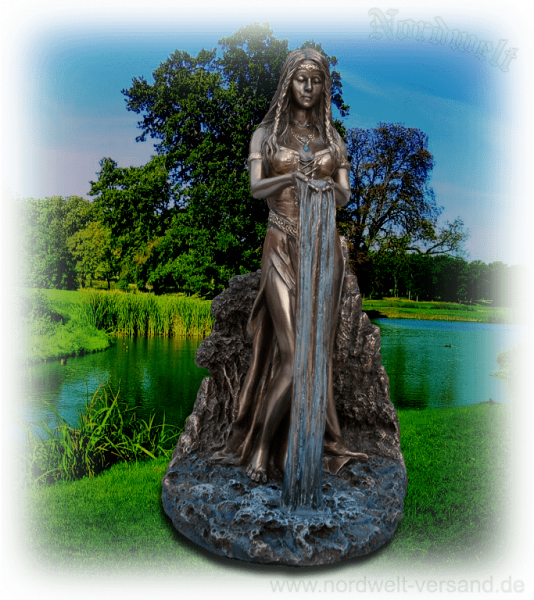 Dana Muttergöttin Keltische Göttin Figur Statue Danu irisch Muttergöttin Mutter Erde