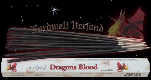 Räucherstäbchen "Drachenblut / Dragon Blood" (Hersteller: Stamford)