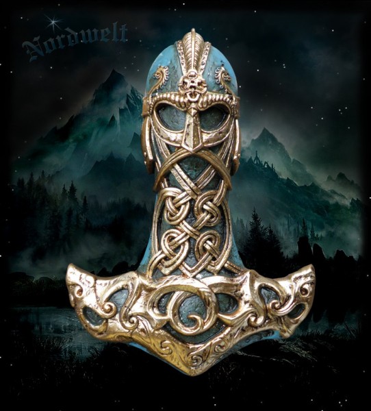 Thorhammer Wanddekoration Thors- Hammer Mjönir Dekoration