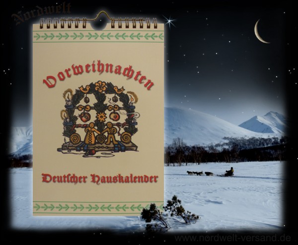 Deutscher Hauskalender Julfest Kalender Julkalender Vorweihnachten Nosostalgie