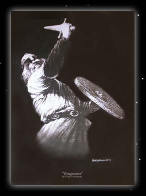 Wikinger mit Schwert und Schild Poster Nordmann Kunstdruck