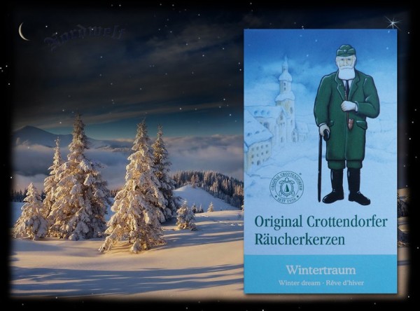 Räucherkegel Räucherkerzen Wintertraum Julfest Julzeit Räucherhüte original Crottendorfer 